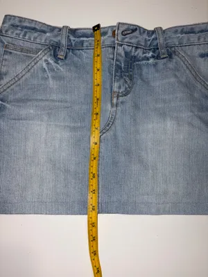 Denim Skirt Blue Size 4 thumbnail 6