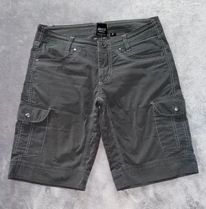 Kuhl Women's Free Range Hiking‎ Cargo Shorts Mid Rise Charcoal Sz 6 thumbnail 1