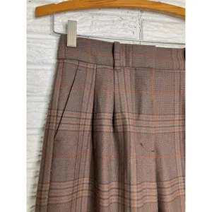 Aritzia Wilfred brown plaid slacks trousers women's‎ size 0 modern trendy thumbnail 4