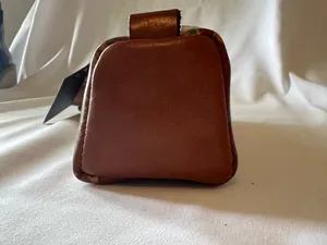 Patricia Nash Isla Oblong Cognac Leather Wristlet, Clutch, Handbag thumbnail 7