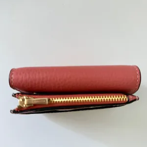 Coach Card Holder Wallet In Signature Canvas with Floral Print thumbnail 5
