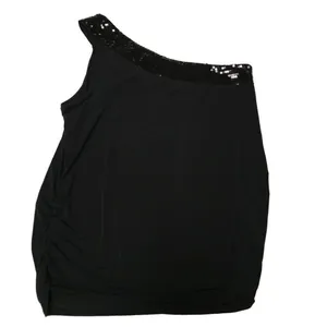 Lane Bryant black one shoulder sequin tank blouse 18/20‎ thumbnail 3