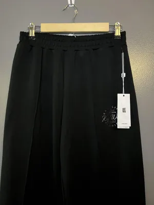 Liquid Energy Sweatpants Womens Small Black Wide Leg Key West Florida Beach thumbnail 6