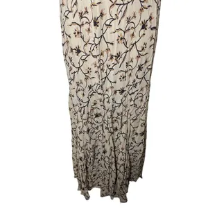 Doen Brindille cream scroll print maxi dress sz L thumbnail 4