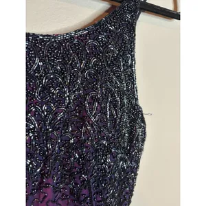 Y2K Sean Collection silk beaded formal dress thumbnail 8