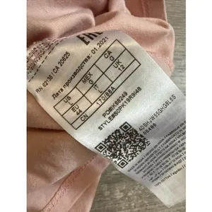 Guess Big Bling Logo T-Shirt Dress L Pink Rose‎ Quartz Pink Women's Summer thumbnail 6