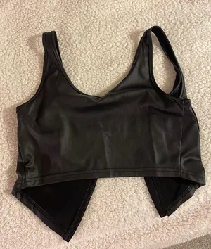 Corset Crop Top Black thumbnail 3
