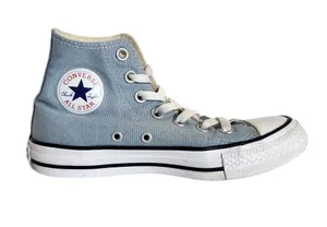 Converse All-Stars Light Blue High Top Sneakers Women's Size 6 Men's Size 4 thumbnail 1