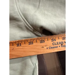 Lululemon Perfectly Oversized Crew Sweatshirt Sage Green Cotton Pullover‎ Size 4 thumbnail 7