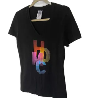 Harley-Davidson Appalachian Black V Neck T-Shirt Cotton Mechanicsburg, PA Sz M thumbnail 9