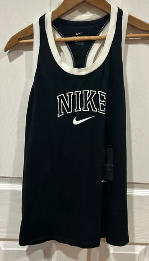 Nike Black Racerback Tank Top size Large NWT thumbnail 1