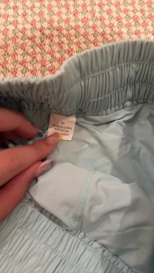 Teal Butterfly Shorts Blue Size M thumbnail 2
