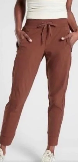 Trekkie North Joggers In Rust Red thumbnail 1