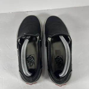 Vans Classic Slip-On Black/White Canvas Skate Shoes Women’s Size 6.5 thumbnail 7
