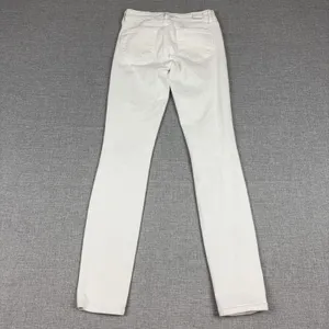 Paige Verdugo Ultra Skinny Jeans Womens 25 White Distressed Stretch Denim thumbnail 10