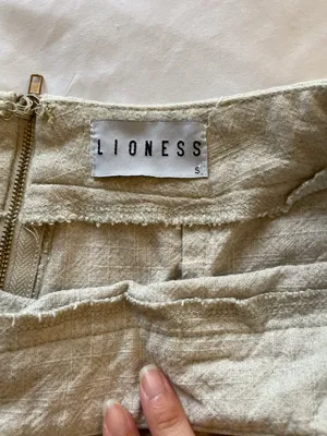LIONESS Lola Skirt, Linen thumbnail 4