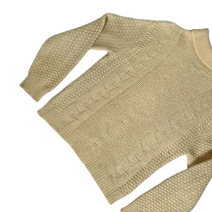 Vintage Walker Wool Blend Knit Turtleneck Sweater M Repair Project DIY thumbnail 3