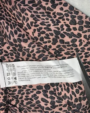 Pull&Bear pleated midi skirt in animal print size XS thumbnail 9
