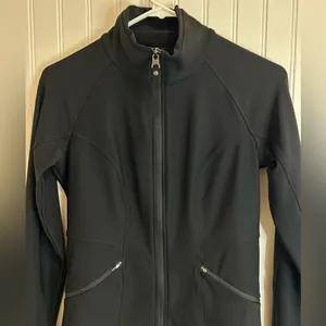 Prana Women's Black Zip Up Jacket athletic XS Running Yoga Gym. thumbnail 5