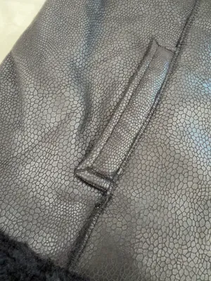 Jaclyn Smith Black Faux Shearling-Trim Vest thumbnail 7