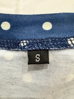 Boutique Navy Polka Dot Top thumbnail 3