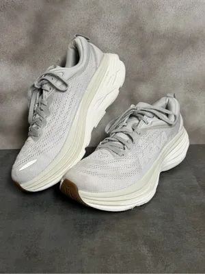 Hoka One One Bondi 8 Women’s Running Shoes Lunar Rock/Nimbus Cloud Size 9B thumbnail 14