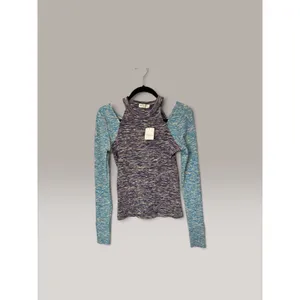 We The Free Free People Cold Shoulder Space Dye Top Cool Combo OB1506198 Medium thumbnail 2