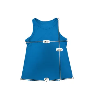 Lululemon Align Waist Length Racerback Tank Nulu Poolside Blue Size 2 thumbnail 4