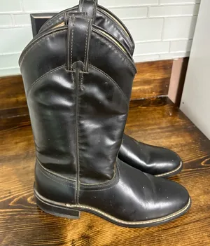 Laredo Black Boots Size‎ 6.5 thumbnail 1