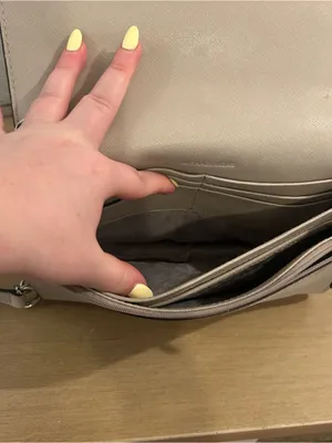 Michael Kors Beige Tan/Grey Crossbody Bag thumbnail 4