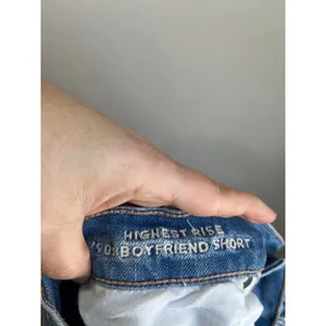 American Eagle‎ Distressed Denim Cutoff Shorts Sz 10 High Rise Frayed Hem Summer thumbnail 6