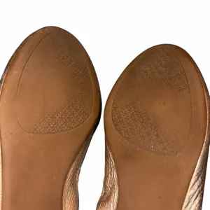 Tory Burch Gold Metallic Leather Melinda Ballet Flats thumbnail 12