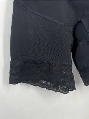 SHAPERX Fitness Black Zip Front Tummy Control Butt Lifter Faja Bodysuit M thumbnail 5