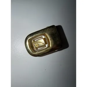 VTG Christian Dior Two Tone Gold Belt Buckle‎ Signed Designer Estate Sale thumbnail 3
