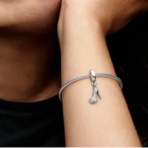 Authentic Pandora Pave Stiletto Shoe Dangle Charm Jewelry S925 ALE NEW thumbnail 7