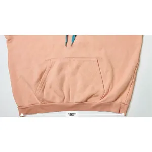 Guess Heavyweight‎ Hooded Sweatshirt Hoodie Unisex Retails $118 Peach Colorblock thumbnail 7