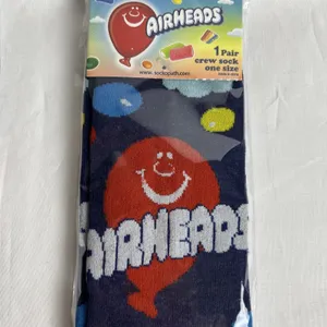 New Classic Candy Crew Socks Size 8/9-12/13 Razzles Gum Airheads Fluffy Stuff thumbnail 6