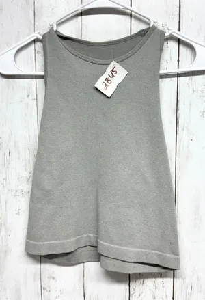 Free People Shirt Women Size M/L Ribbed High Neck‎ Sleeveless Athletic Tank Top thumbnail 1