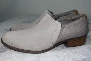 TOMS Women's Shaye Booties Drizzle Gray Suede 9.5 thumbnail 4