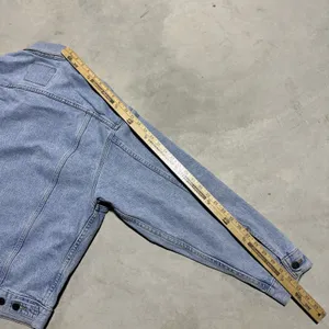 Levis 70507-4834 Denim Trucker Jacket Men's SZ M Light Wash 1992 Harley Patch thumbnail 8