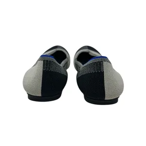 Rothy's The Flat Captoe Black White Plaid Check‎ Retired Ballerina Size 7 thumbnail 8