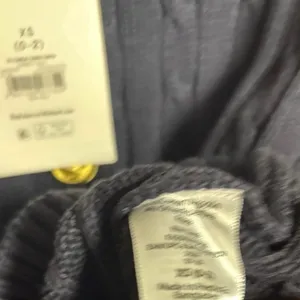 Free Assembly Navy Cable Knit Short Sleeve Cardigan Sweater‎ Size XS thumbnail 7