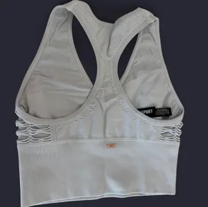 VS Pink White Sports Bra thumbnail 3