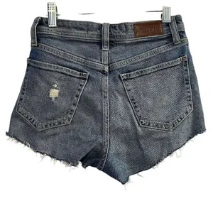 Hollister Women's Ultra High Rise Distressed Denim‎ Shorts Size 23 Blue thumbnail 7