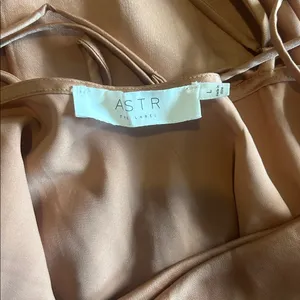 ASTR The Label Palisades Nude Color Cowl Slip Midi Dress Large thumbnail 17