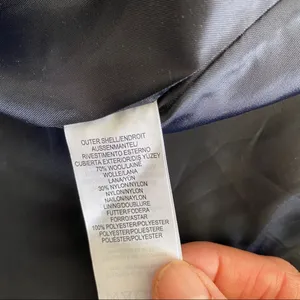 NWOT Muji Peacoat Blue thumbnail 8
