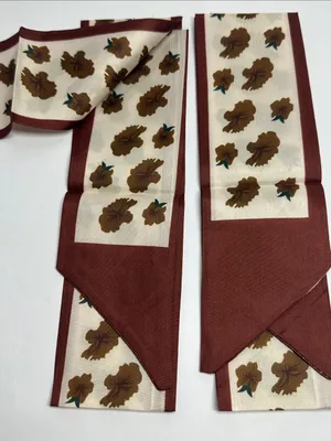 Two Thin Purse Scarves / Hair Bands / Scarves- #1401 thumbnail 2