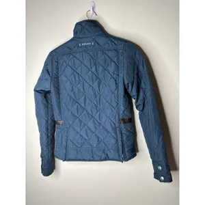 Ariat Womens XS Quilted Jacket Coat Blue Breeders Cup 2015 Kentucky Rare thumbnail 4