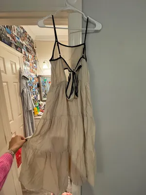 TJ Maxx tan dress thumbnail 2