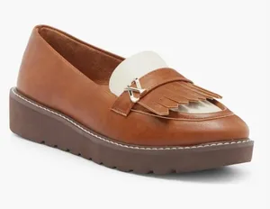 NEW Naturalizer Expert Kilted Platform Loafer 11M, CIDER WHITE thumbnail 1